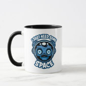 Zombie Astronaut heeft ruimte nodig Mok (Links)