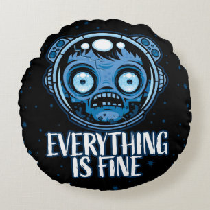 Zombie Astronaut is prima Rond Kussen