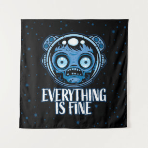 Zombie Astronaut is prima Wandkleed