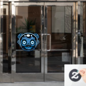 Zombie Astronaut Raamsticker (Kantoordeur)