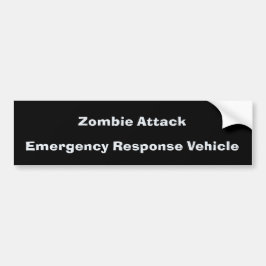 Zombie Attack BumperSticker