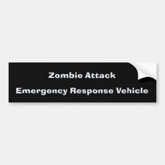 Zombie Attack BumperSticker