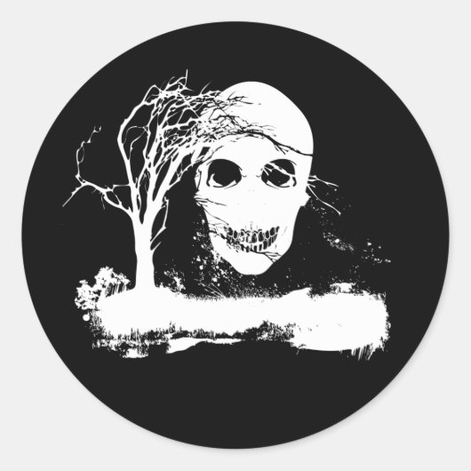 Zombie - autocollant (Devant)