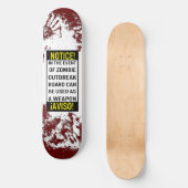 Zombie Basher Skateboard (Voorkant)