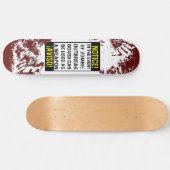 Zombie Basher Skateboard (Horizontaal)