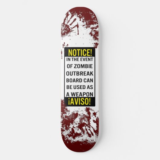Zombie Basher Skateboard (Voorkant)