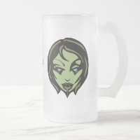 Zombie Beer Mok Personaliseert Halloween Zombie Gl