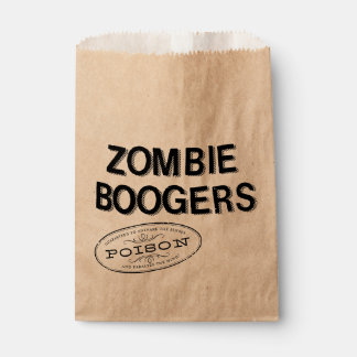 Zombie Boogers Trick or treat Favor Bag Bedankzakje