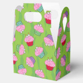 Zombie Brain Cupcake Pattern Bedankdoosjes (Geopend)