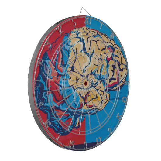 Zombie Brain Dartbord (Voorkant Links)