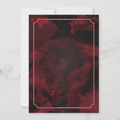 Zombie Brains Wedding Invitation Kaart (Achterkant)