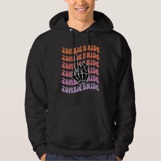 Zombie Bruid Tot de Dood Ons Scheiden Hen Party Ba Hoodie