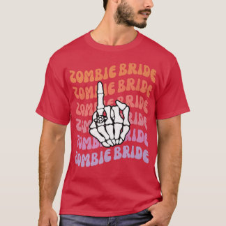 Zombie Bruid Tot de Dood Ons Scheidt Vrijgezellenf T-shirt