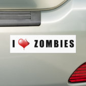Zombie BumperSticker (Op auto)