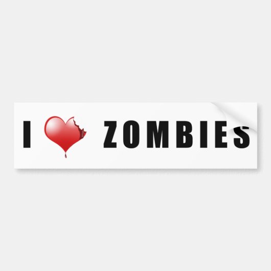 Zombie BumperSticker (Voorkant)