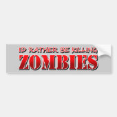 Zombie Bumpersticker (Voorkant)