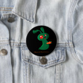 Zombie Bunny Ronde Button 7,6 Cm (In situ)