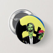 Zombie-Button Ronde Button 5,7 Cm (Voorkant /achterkant)