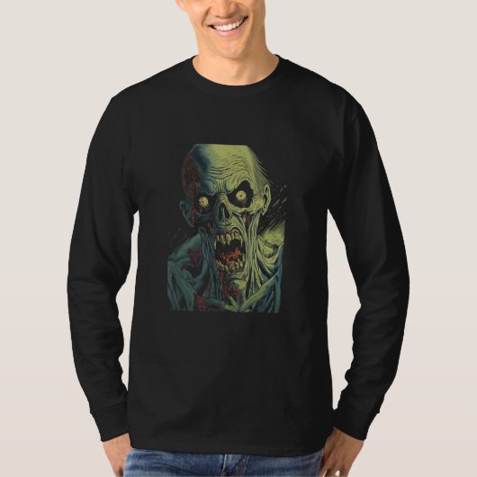 Zombie by Haunted Horror Halloween 4 T-shirt (Voorkant)