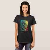 Zombie by Haunted Horror Halloween 9 T-shirt (Voorkant volledig)
