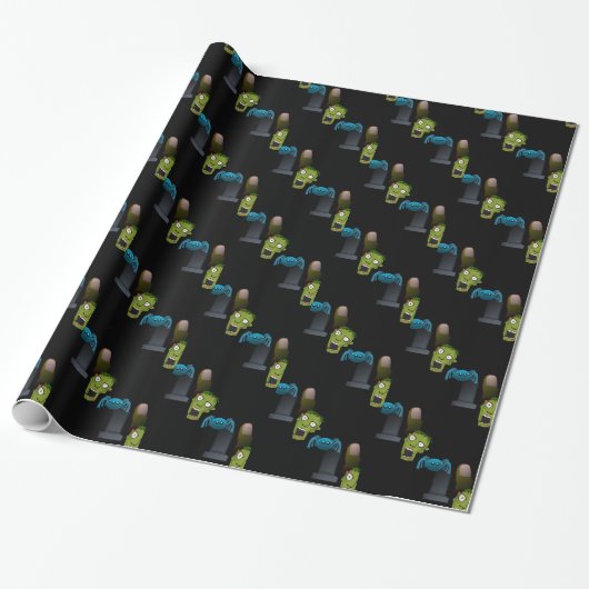 zombie cadeaupapier (Uitgerold)