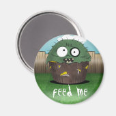 Zombie Cake - Voed me Magneet (Voorkant / Achterkant)