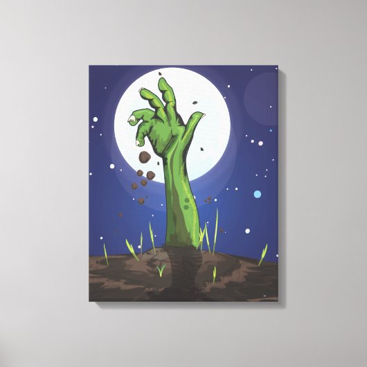 Zombie Canvas Afdruk (Voorkant)