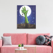 Zombie Canvas Afdruk (Insitu (Woonkamer))