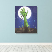 Zombie Canvas Afdruk (Insitu (Houten vloer))