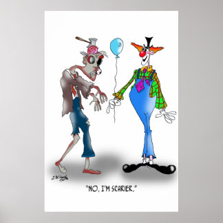 Zombie Cartoon 9373 Poster