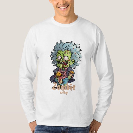 Zombie cartoon T-shirt (Voorkant)