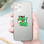 Zombie Cat Sticker (Telefoon)