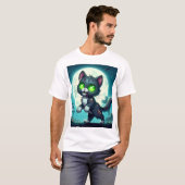 Zombie Cat T-shirt (Voorkant volledig)