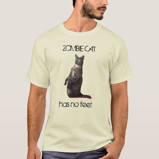 ZOMBIE CAT T-SHIRT (Voorkant)