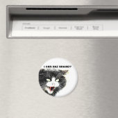 Zombie Chat I Can Haz Brainz Magnet (In Situ (Lave-vaisselle))