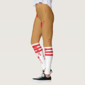 Zombie Cheerleader Bloed Splattered Leggings (Links)