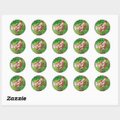 Zombie Chicken Ronde Sticker (Vel)