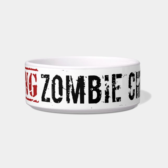 Zombie Chinchilla Bowl Voerbakje (Voorkant)