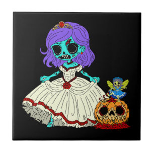 Zombie Cinderella Tegeltje