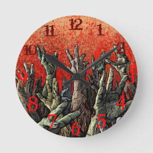 Zombie Clock Ronde Klok