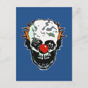 Zombie-clown Briefkaart