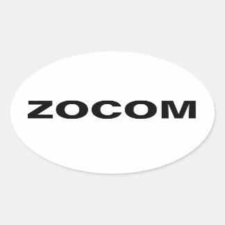 Zombie Combat Command Oval Sticker