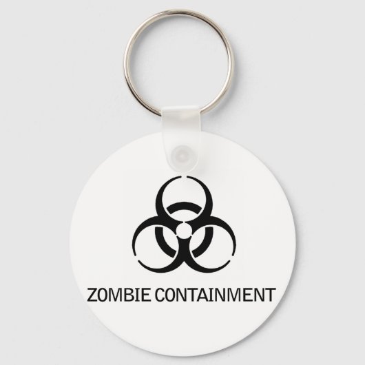 Zombie Containment Sleutelhanger (Voorkant)