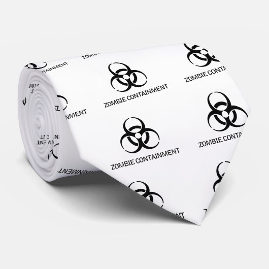 Zombie Containment Stropdas (Opgerold)