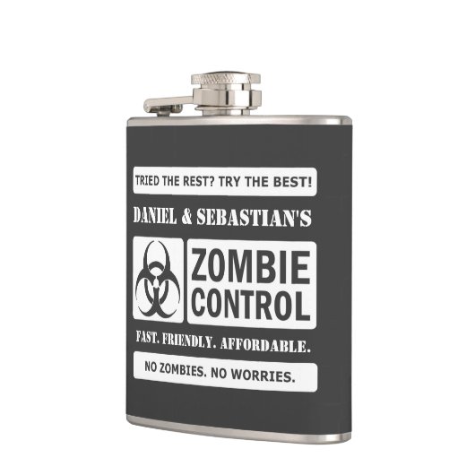 Zombie Control Heupfles (Links)