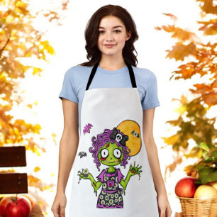 Zombie Cook Creepy Halloween Schort