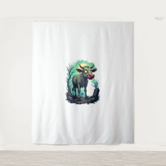 Zombie Cow Apocalypse Wandkleed