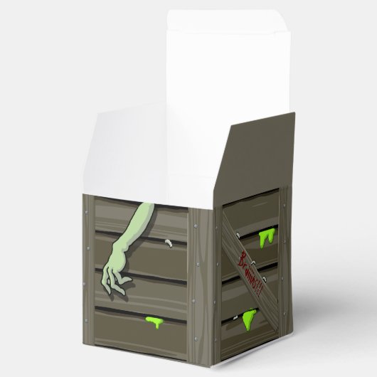 Zombie Crate Bedankdoosjes (Geopend)
