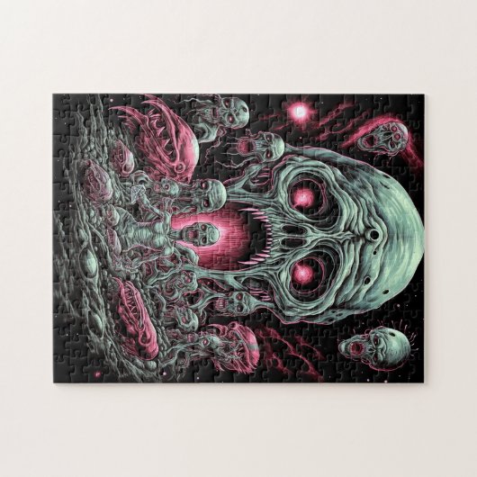 Zombie Creatures Sci-fi Horror Art Legpuzzel (Horizontaal)