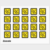 Zombie Crossing Sticker (Vel)
